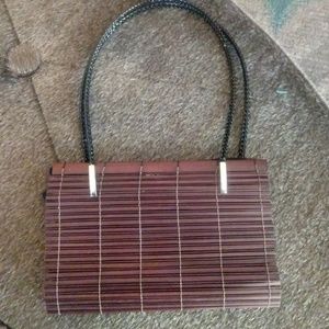 Wooden purse